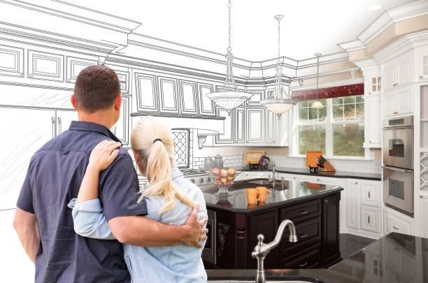 Professional Cabinet Installation technician working in Bordentown, NJ